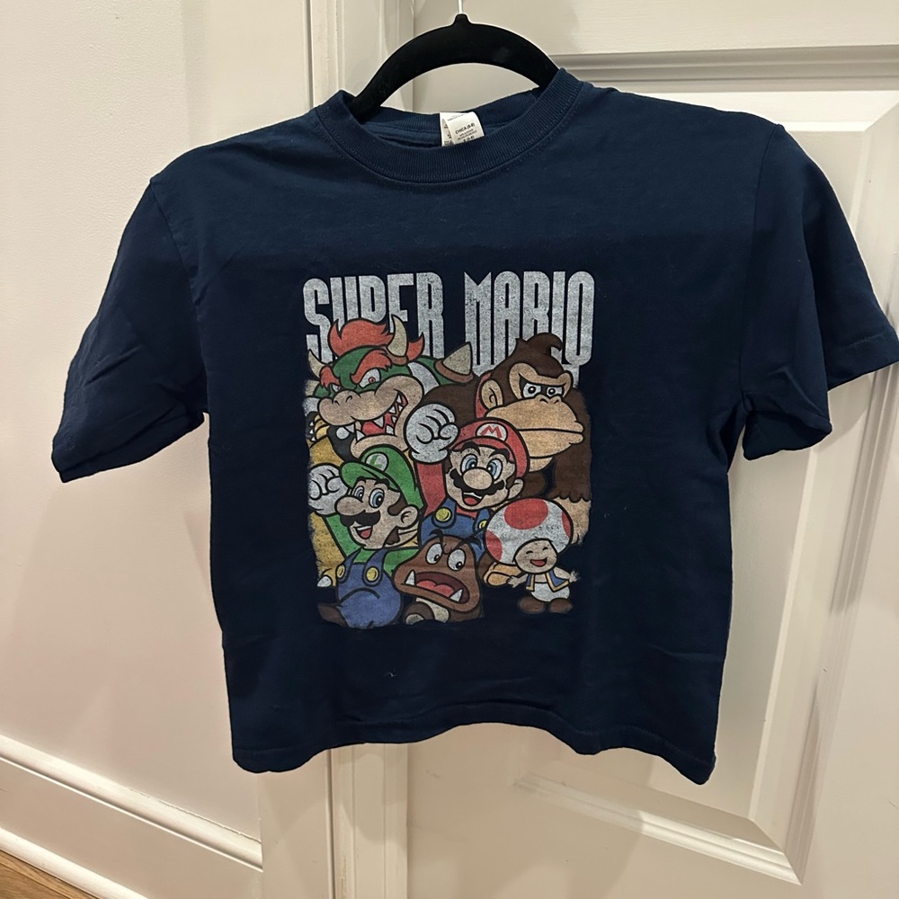 Super Mario Kids Navy T-Shirt